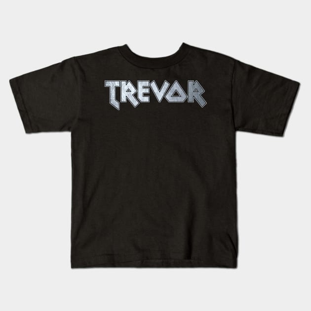 Heavy metal Trevor Kids T-Shirt by KubikoBakhar